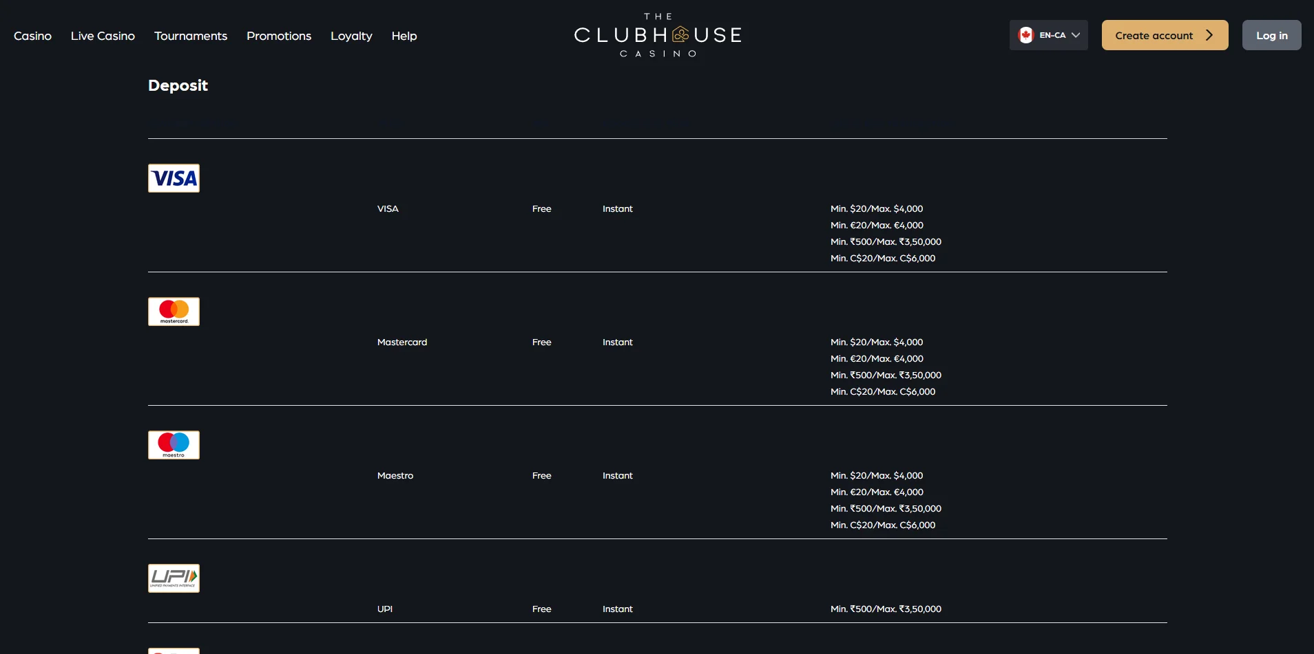 How to Deposit Money in Clubhouse Casino